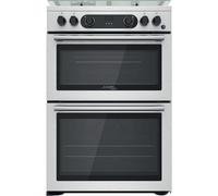 Hotpoint Cannon 60cm Double Oven Gas Cooker - Stainless Steel