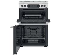 Hotpoint Cannon 60cm Double Oven Gas Cooker - Stainless Steel