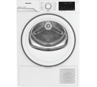 Hotpoint CHD93MWWUK White Hotpoint Heat Pump Tumble Freestanding, 9Kg