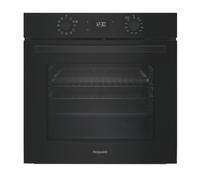Hotpoint HO458CFBUK Class 2 Black Multiflow Built In Electric Single Oven With Air Fry