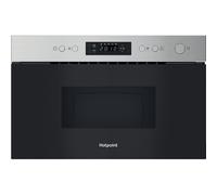 HPM K12C XUK Class 2 Built-In Microwave with Grill - Stainless Steel