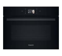 HOTPOINT Class 8 HCW9OWPHTSBUK Built-in Compact Combination Microwave - Black, Black