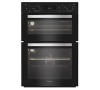 Hotpoint DIH 10D B- Black Built-in Double Oven - 75L+38L - A Energy