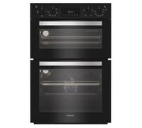 Hotpoint DIH 10D B- Black Built-in Double Oven - 75L+38L - A Energy