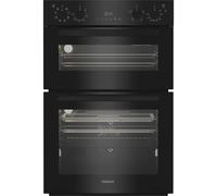 DIH 82G1A B 89cm Built-In Double Fan Oven - Black