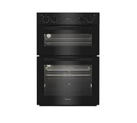 DIH 82G1A B 89cm Built-In Double Fan Oven - Black