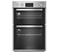 Hotpoint DIH10D1IX Built In 59cm Electric Double Oven Stainless Steel 75L/38L