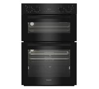 Hotpoint DIH82G1AB Built In Electric Double Oven in Black with Air Fry