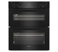 Hotpoint DUH 12G1 B Built Under Electric Double Oven - Black - A Rated, Black