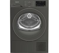 Hotpoint FabicCare C HD 93M GG UK 9Kg Heat Pump Tumble Dryer - Graphite - A++ Rated, Silver