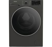 Hotpoint FabicCare HBCA 93G CARE UK 9kg Washing Machine with 1400 rpm - Graphite - A Rated, Silver