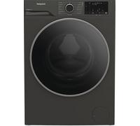 Hotpoint FabicCare HBCA 93G CARE UK 9kg Washing Machine with 1400 rpm - Graphite - A Rated, Silver