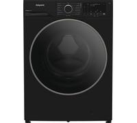 Hotpoint Fabric Care HBCA 93B CARE UK 9kg Washing Machine with 1400 rpm - Black - A Rated, Black