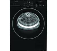 Hotpoint FabricCare C HSD 82M BB UK 8Kg Heat Pump Tumble Dryer - Black - A+ Rated, Black
