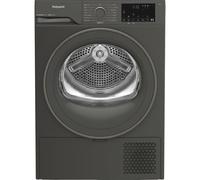 Hotpoint FabicCare C HSD 82M GG UK 8Kg Heat Pump Tumble Dryer - Graphite - A+ Rated, Silver