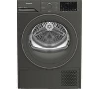 Hotpoint FabicCare C HSD 82M GG UK 8Kg Heat Pump Tumble Dryer - Graphite - A+ Rated, Silver