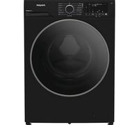 Hotpoint Front Loading Washing Machine, 9 kg, 1400 RPM SteamCare, Anti-Stain, Child Lock, LED Display, 84.5x60x58 cm (Black)