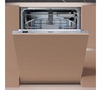 Hotpoint Fully Integrated Standard Dishwasher - Silver with Sliding Door Fixing Kit