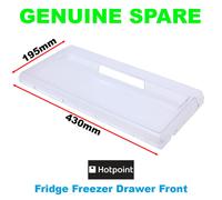Hotpoint Fridge Freezer Drawer Front. Genuine part number C00272538