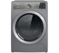 HOTPOINT Gentlepower H8 99ADS GPOWER UK 9 kg 1400 Spin Washing Machine - Silver, Silver/Grey