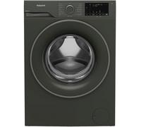 Hotpoint AntiStain H 101G ANTI STAIN UK 10kg Washing Machine with 1400 rpm - Graphite - A Rated, Silver