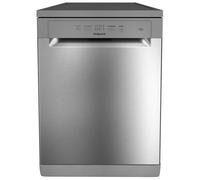 Hotpoint H2FHL626X 60cm Dishwasher in Silver 14 Place Setting