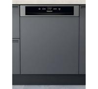 Hotpoint H3BL626XUK 60cm Semi Integrated Dishwasher in Inox Place E Ra