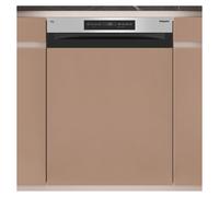Hotpoint H5PC15M6UK 60cm Semi Integrated Dishwasher in Stainless Steel