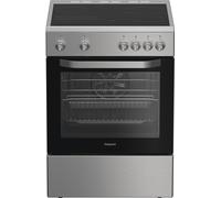 Hotpoint H6V5KMX/UK Ceramic Electric Cooker with Single Oven A