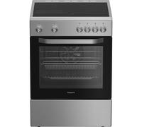 Hotpoint H6V5KMX/UK Ceramic Electric Cooker with Single Oven A