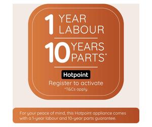Hotpoint H7FHS41UK Maxi Space 15 Place Setting Dishwasher