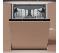 Hotpoint H7IC16M6 UK Fully Integrated Full Size Dishwasher - Black Control Panel Control Panel with Fixed Door Hinge Kit - C Rated, Black
