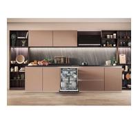 Hotpoint H7IC16M6 UK Fully Integrated Full Size Dishwasher - Black Control Panel Control Panel with Fixed Door Hinge Kit - C Rated, Black