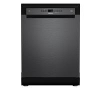 Hotpoint H8FHP51BSUK 60cm Dishwasher in Black Steel Place Setting B Ra