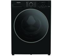 HOTPOINT HBD 9681B Anti Stain UK 9 kg Washer Dryer - Black, Black