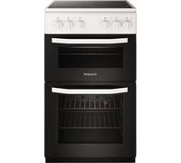 Hotpoint HD5V92KCW Freestanding cooker Electric Ceramic White