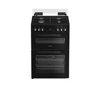 Hotpoint HDD6GDC2B1 Dual Fuel Cooker with Double Oven A