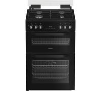 Hotpoint HDD6GDC2B1 Dual Fuel Cooker with Double Oven A