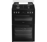 Hotpoint HDD6GDC2B1 Dual Fuel Cooker with Double Oven A