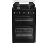 Hotpoint HDD6GDC2B1 Dual Fuel Cooker with Double Oven A