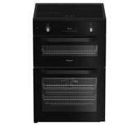 Hotpoint HDE6IDC2B1 Induction Electric Cooker with Double Oven A
