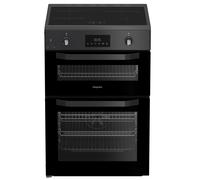 Hotpoint HDE6IDC2SA Induction Double Cooker 60CM - 75L / 38L with Multiflow