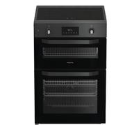Hotpoint HDE6IDC2SA Induction Double Cooker 60CM - 75L / 38L with Multiflow