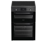 Hotpoint HDE6IDC2SA 60cm Electric Cooker with - Anthracite - A Rated, Grey