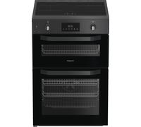 Hotpoint HDE6IDC2SA 60cm Electric Cooker with - Anthracite - A Rated, Grey
