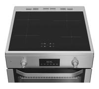 Hotpoint HDE6IDC2X Stainless Steel 60cm Electric Induction Freestanding Double Cooker