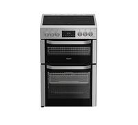 Hotpoint 60cm Electric Cooker with Ceramic Hob - Stainless Steel - A Rated