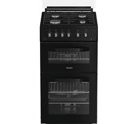 HDG5GCB 50cm 4 Burner Gas Cooker - Black