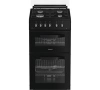 HDG5GCB 50cm 4 Burner Gas Cooker - Black