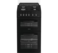 HDG5GCB 50cm 4 Burner Gas Cooker - Black